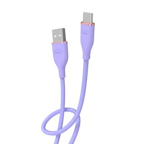 moac 츄잉 USB C타입-8핀 PD 라이트닝 고속 충전 케이블, 퍼플, 1개