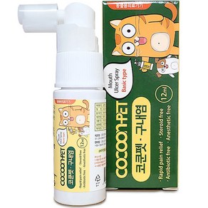 코쿤펫 반려동물 구내염 치료제 캣닢향, 12ml, 1개