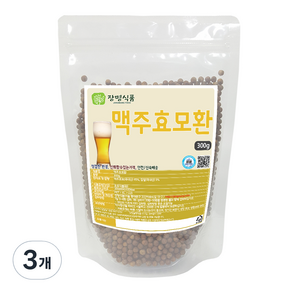 장명식품 맥주효모환, 300g, 3개