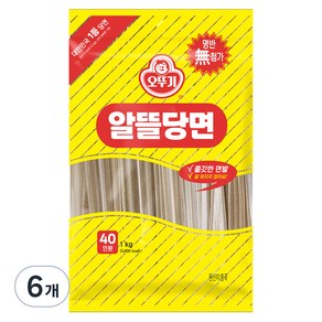 오뚜기 알뜰당면, 1kg, 6개