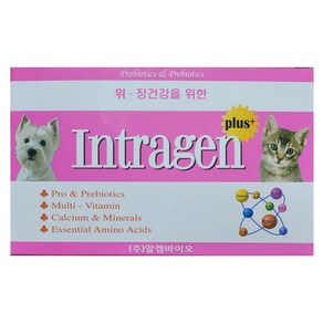 인트라젠 반려동물 플러스 영양제, 100회분, 장건강/유산균, 1개