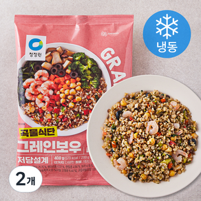 청정원 그레인보우 갈릭 쉬림프 2개입 (냉동), 400g, 2개