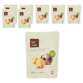 ORGA 찐밤 그대로 맛밤, 80g, 8개
