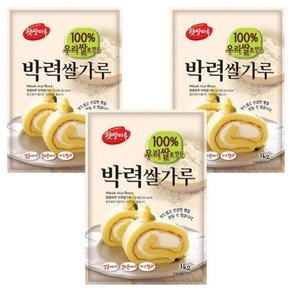 국내산 햇쌀마루 박력 쌀가루 베이킹 3kg 1개 KOR2CCEA3, 3개