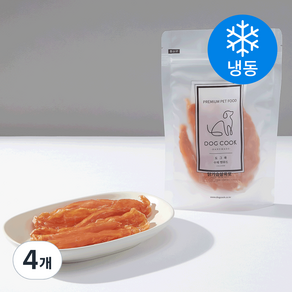 도그쿡 강아지 냉동 간식, 치킨, 80g, 4개