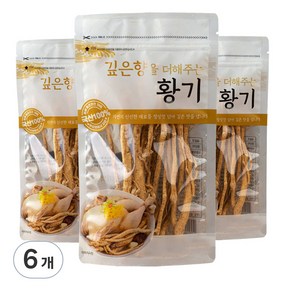 올바른상회 황기, 6개, 100g