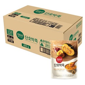 햇반 단호박죽, 420g, 21개
