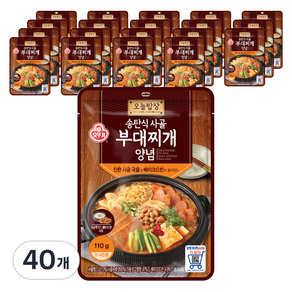 오뚜기 송탄식 사골 부대찌개 양념, 110g, 40개