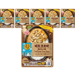 오뚜기 오즈키친 비프코르마 카레, 6개, 180g