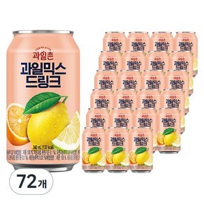 과일촌 과일믹스 드링크, 72개, 340ml