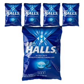 호올스 쉐어백 멘토립터스 멘톨향 캔디, 140g, 5개