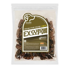 네츄럴이엑스 대용량 강아지 간식 460g, 오리목뼈, 1개