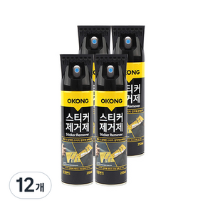 오공 스티커제거제, 250ml, 12개