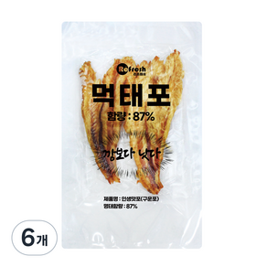 리프레쉬 먹태포 깡보다 낫다, 50g, 6개