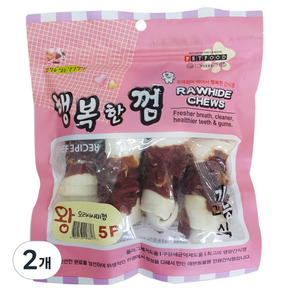 행복한껌 강아지간식 5p, 오리고기, 2개