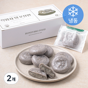 허니브로푸드 흑임자 앙꼬절편 (냉동), 400g, 2개