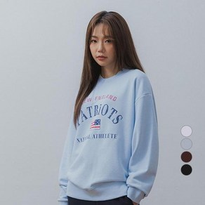 앨빈클로 남녀공용 패트리어츠 오버핏 맨투맨 MAR809