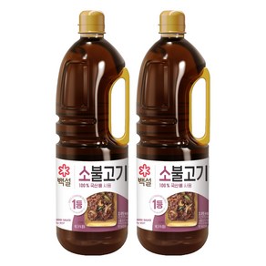 백설 소불고기양념, 2.05kg, 2개