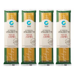 청정원 이탈리아 정통 스파게티, 500g, 4개