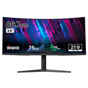 크로스오버 WQHD IPS 커브드 멀티스탠드 모니터, 86cm, 34LGD79(일반)