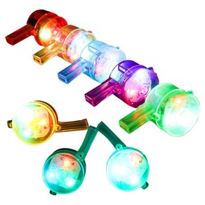 MAME LED 호루라기 파티용품, 랜덤발송, 8개
