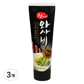 참 고기엔 참와사비, 120g, 3개