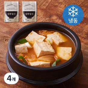 집콕집국 청국장찌개 (냉동), 500g, 4개