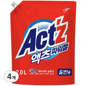 액츠 파워젤 2.0L 일반용, 2L, 4개