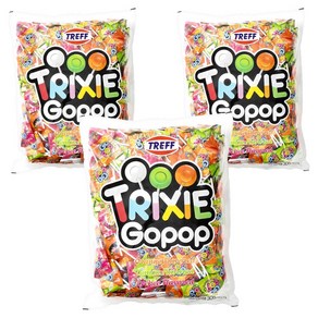 TRIXIE 고 팝 플랫 롤리팝, 2kg, 3개