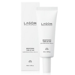 라곰 브라이트닝 톤업 선크림 SPF50+ PA++++, 40ml, 1개