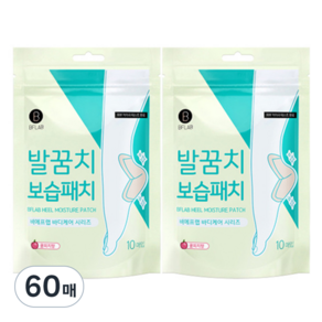 비에프랩 발꿈치 보습패치, 10매입, 6개, 0.5g