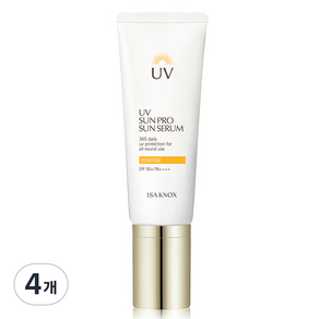 이자녹스 UV 선 프로 365 에센셜 선세럼 SPF50+ PA++++, 40ml, 4개