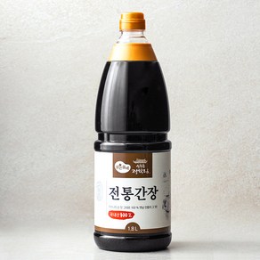 맑은물에 운주골정학님 전통 간장, 1.8L, 1개