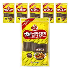 오뚜기옛날 납작당면, 400g, 6개