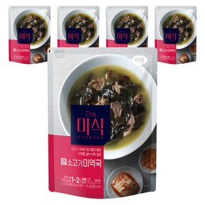 더미식 큰 소고기미역국, 500g, 5개