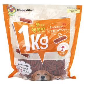 도기맨 1키로 져키 치킨, 닭고기맛, 1kg, 1개