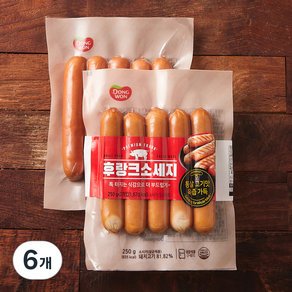 동원 후랑크 소세지, 250g, 6개