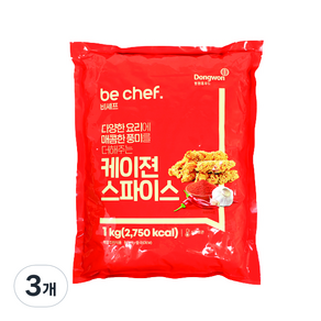 동원홈푸드 케이젼스파이스 조미료, 1kg, 3개