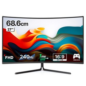 한성컴퓨터 FHD 게이밍 커브드 모니터, 68.6cm, TFG27F24V(일반)