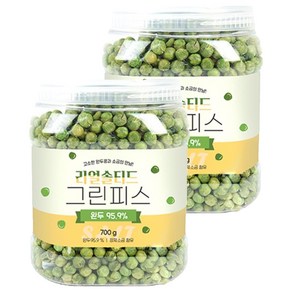 우리가스토리 리얼 솔티드 그린피스, 700g, 2개