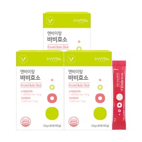 엔바이탈 바비효소 30p, 3개, 105g