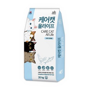 사조 케어캣 올라이프 전연령용 고양이 건식사료, 닭, 20kg, 1개