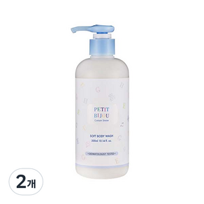 에뛰드 쁘띠비쥬 코튼 스노우 소프트 바디워시, 300ml, 2개