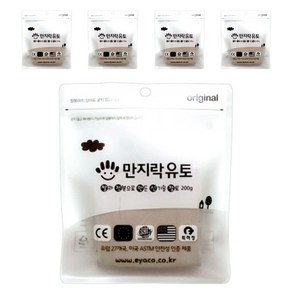 만지락 소프트 유토 200g, 5개