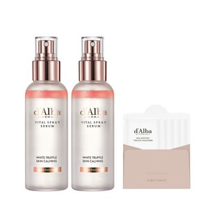 달바 화이트 트러플 바이탈 스프레이 세럼 100ml x 2p + 약산성 젤클 15ml 세트