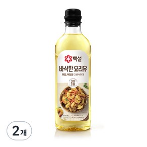 백설 바삭한 요리유, 900ml, 2개