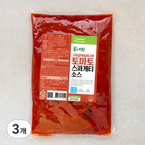 풀무원 풀스키친 구운갈릭 앤 어니언 토마토 스파게티 소스, 1kg, 3개