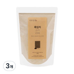 가루선생 흑임자 소이 라떼, 500g, 3개