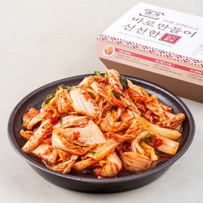 종가 바로 만들어 신선한 배추고갱이 김치, 1kg, 1개