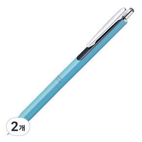 제브라 사라사 그랜드 파스텔 칼라 메탈 고급볼펜 0.5mm, Pastel Blue, 2개